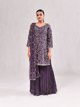 Cutdana Pleated Garara Suit Set